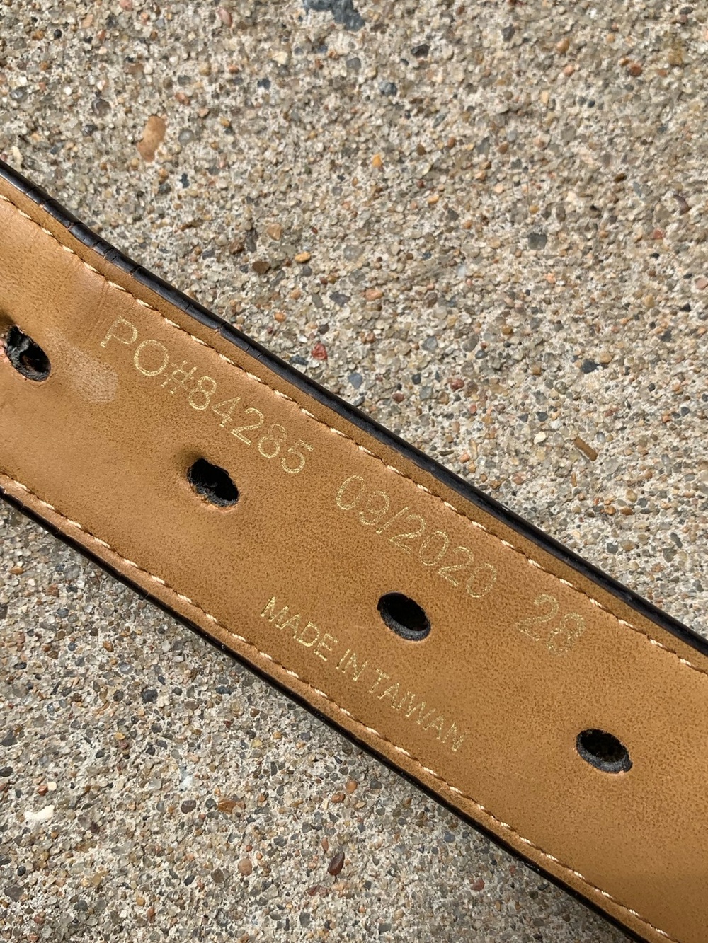 Ariat Girl's Western Belt with Turquoise Inlays - Picture 5 of 7